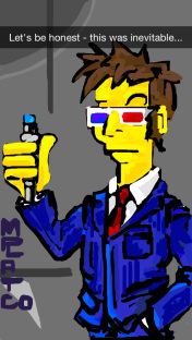 Inevitable Dr. Who / Simpsons Mashup